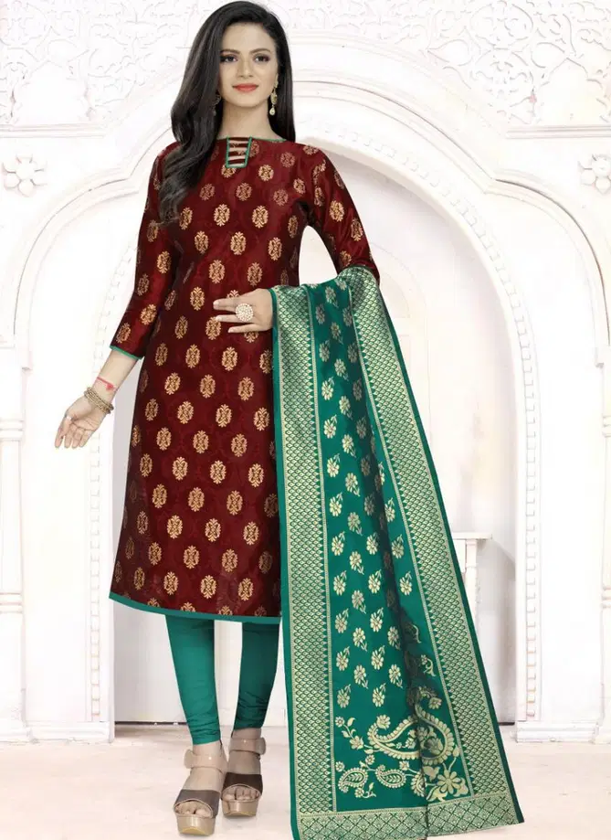 Banarasi Silk Designer and Daily wear Salwar Suit Collections